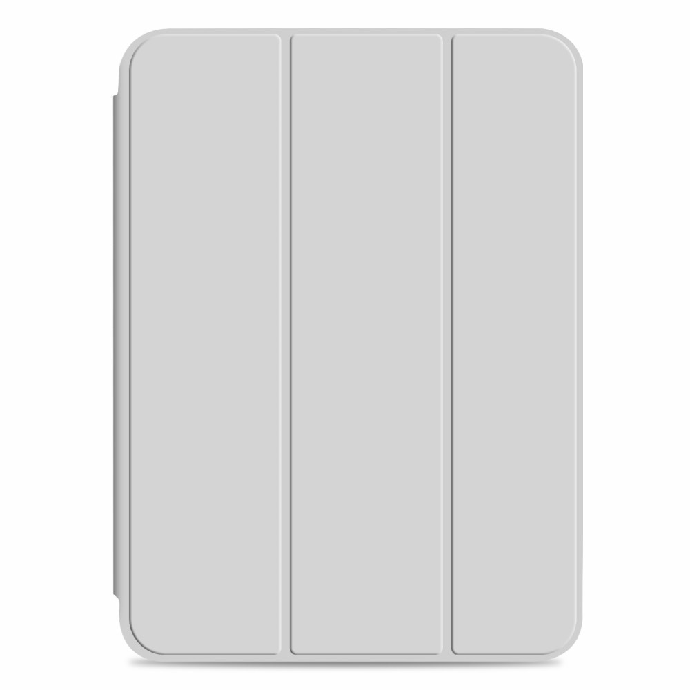  iPad Mini 2024/2021 Fodral Slim Tri-Fold Pennhållare Grå