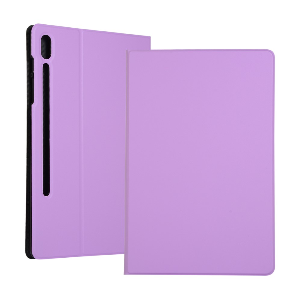  Samsung Galaxy Tab S7 Plus / Tab S8 Plus Fodral Case Stand Lila