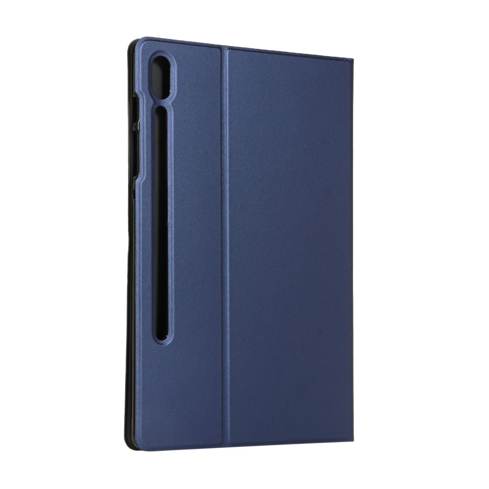  Samsung Galaxy Tab S7 Plus / Tab S8 Plus Fodral Case Stand Mörk Blå