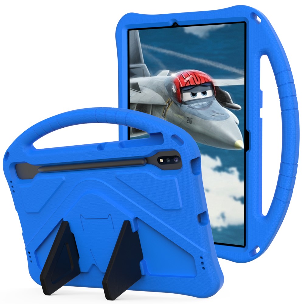  Samsung Galaxy Tab S7 FE/S7 Plus/S8 Plus Fodral Skal EVA Blå