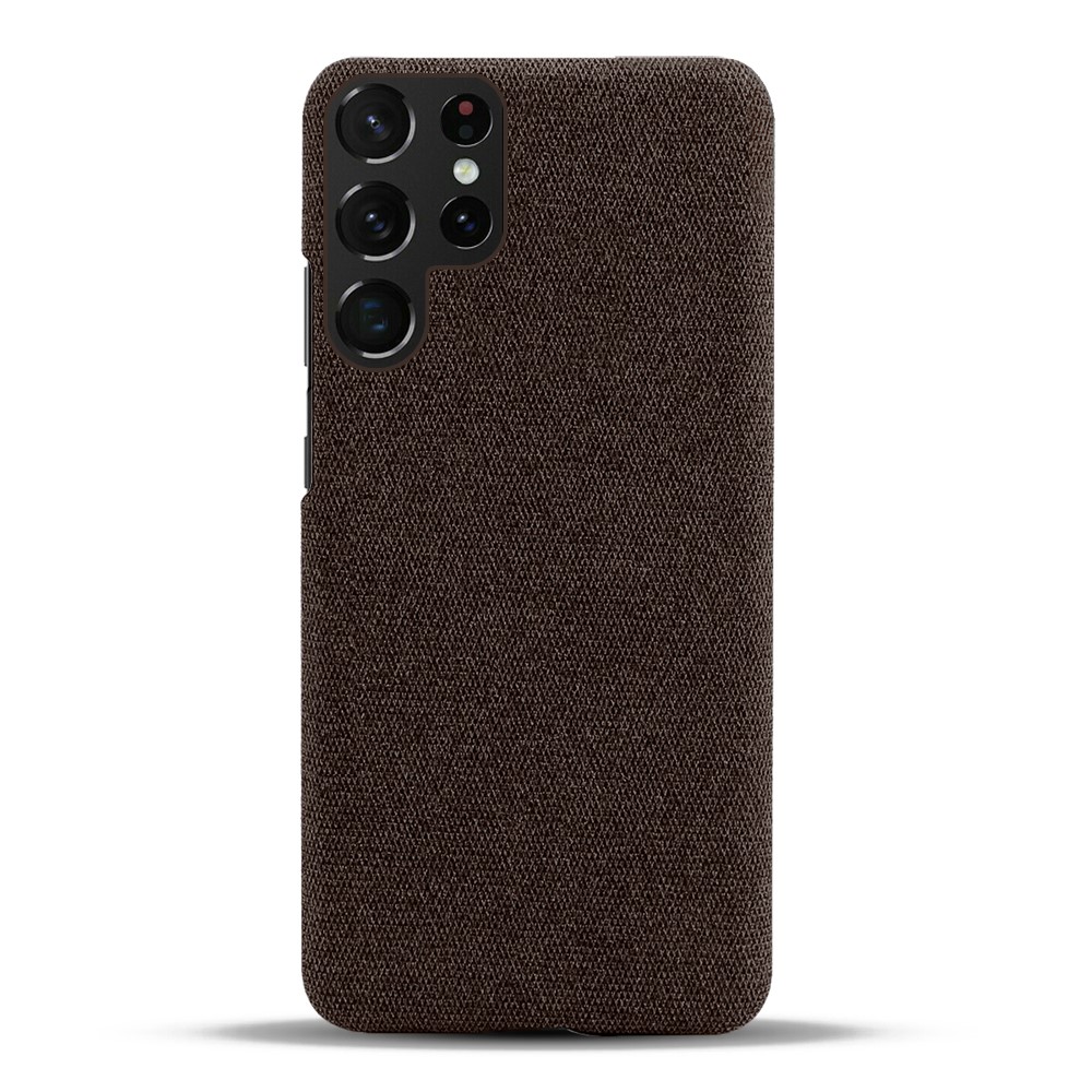 KSQ KSQ Samsung Galaxy S22 Ultra Skal Läderbelagt Brun