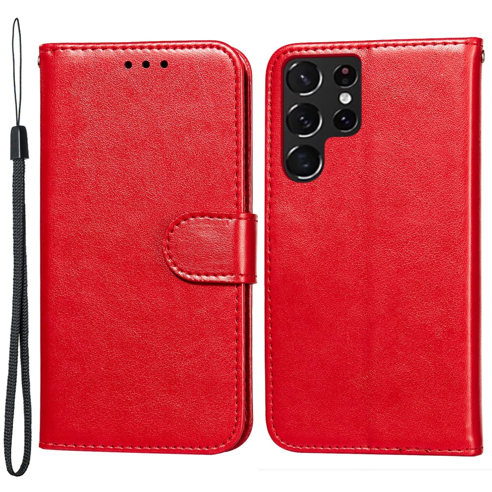  Samsung Galaxy S22 Ultra Fodral Solid Röd
