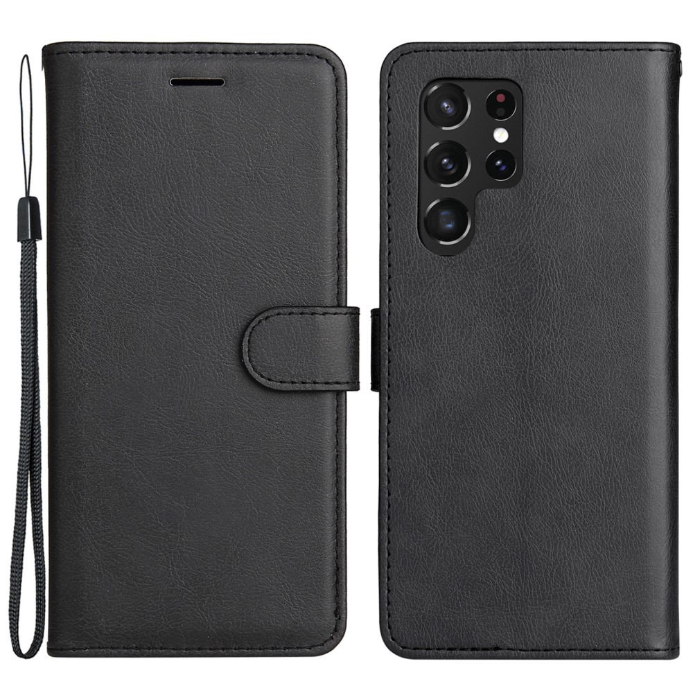  Samsung Galaxy S22 Ultra Fodral Läder Svart