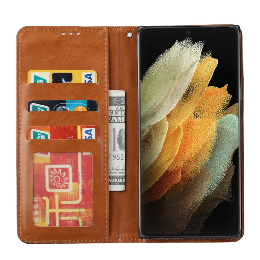  Samsung Galaxy S22 Ultra Fodral Flip Frontficka Svart