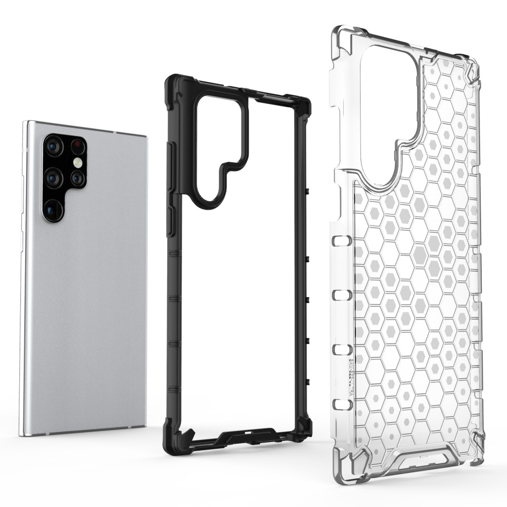  Samsung Galaxy S22 Ultra Skal Armor Honeycomb Röd