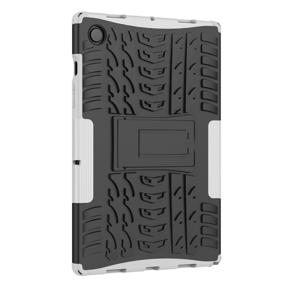  Samsung Galaxy Tab A8 10.5 (2021) Skal Rugged Kickstand Armor Vit