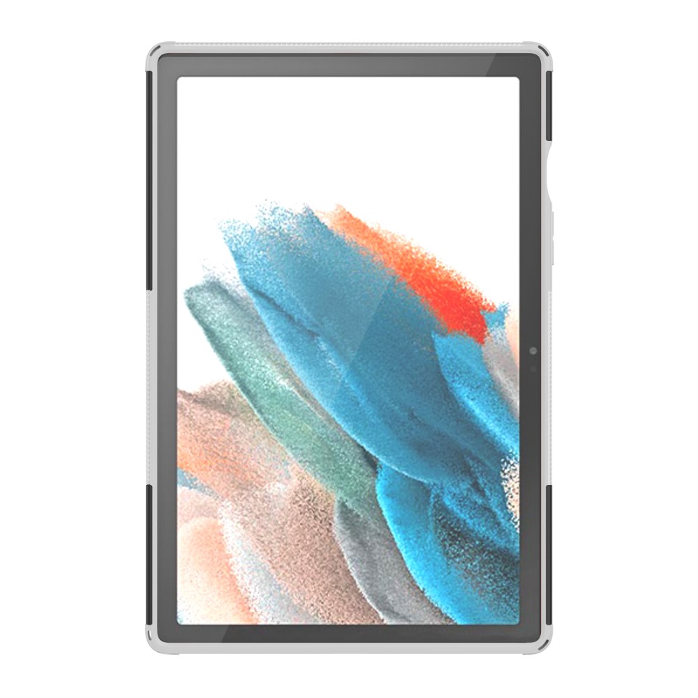  Samsung Galaxy Tab A8 10.5 (2021) Skal Rugged Kickstand Armor Vit