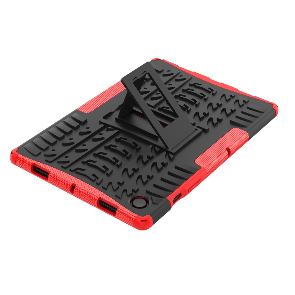  Samsung Galaxy Tab A8 10.5 (2021) Skal Rugged Kickstand Armor Röd