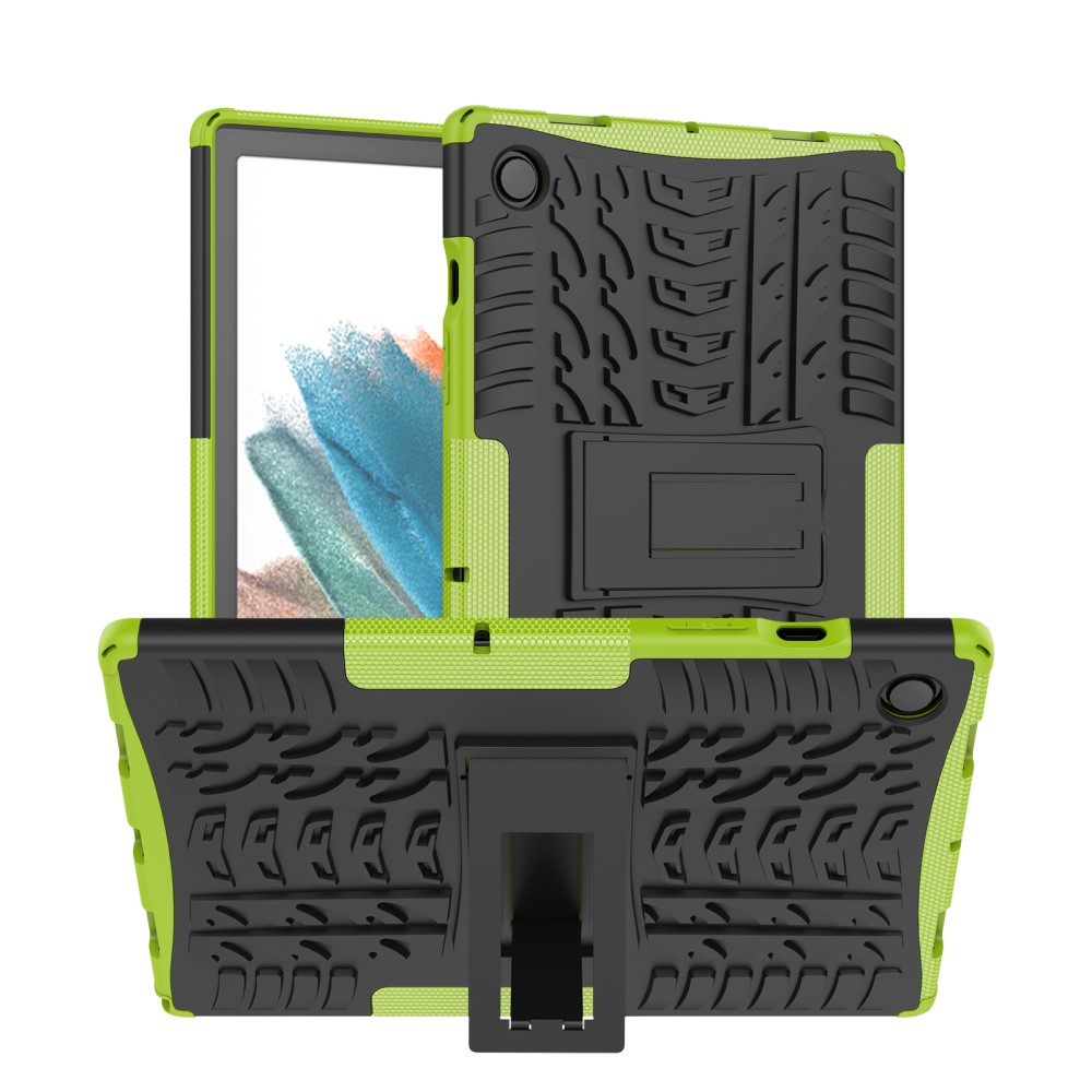  Samsung Galaxy Tab A8 10.5 (2021) Skal Rugged Kickstand Armor Grön