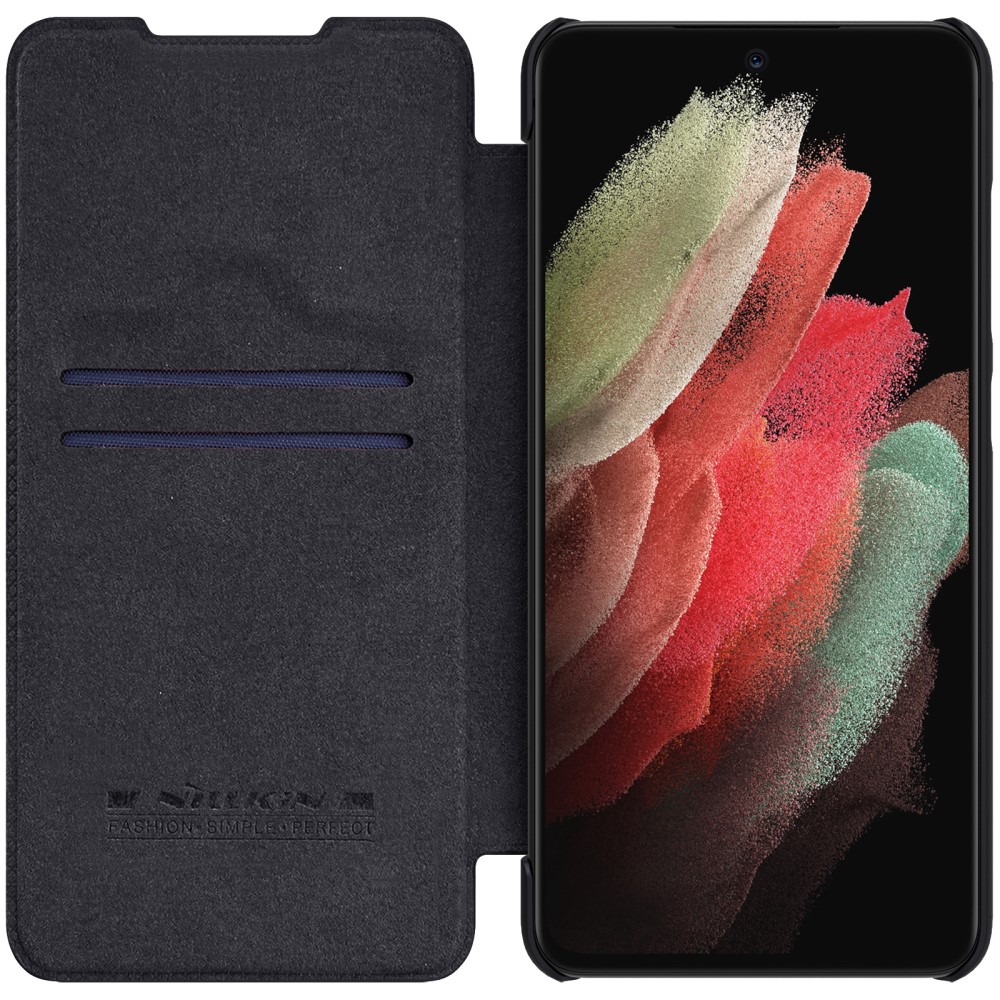 NILLKIN NILLKIN Samsung Galaxy S22 Ultra Fodral Qin Series Svart