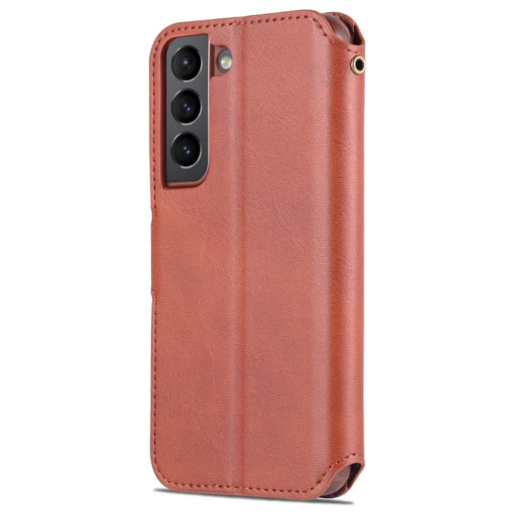 AZNS AZNS Samsung Galaxy S22 Plus Fodral Läder Brun