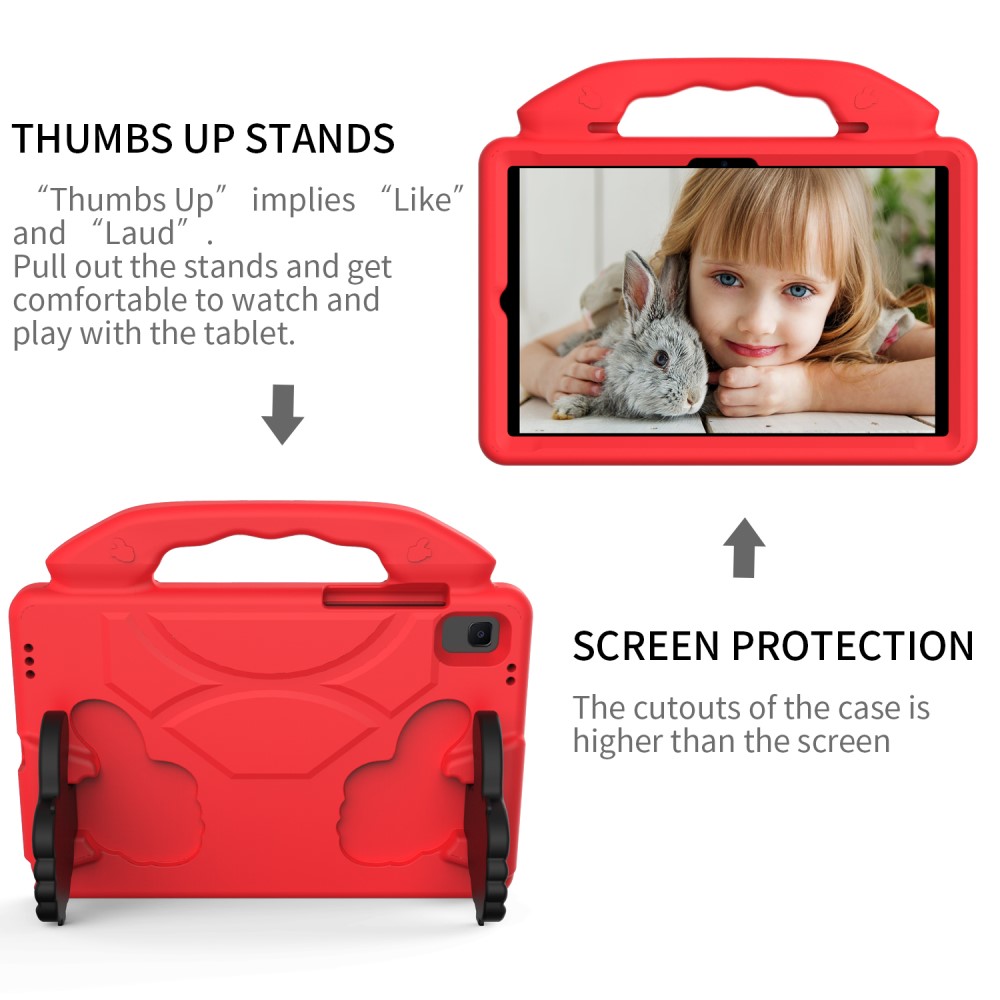  Samsung Galaxy Tab A8 10.5 2021 / A7 10.4 Skal Shockproof EVA Röd