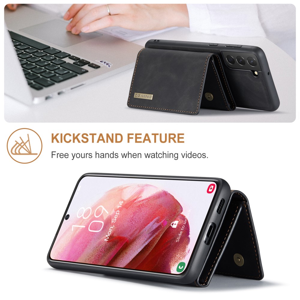 DG.MING DG.MING Samsung Galaxy S22 Plus Skal 2in1 Magnetisk Avtagbart Kortfack