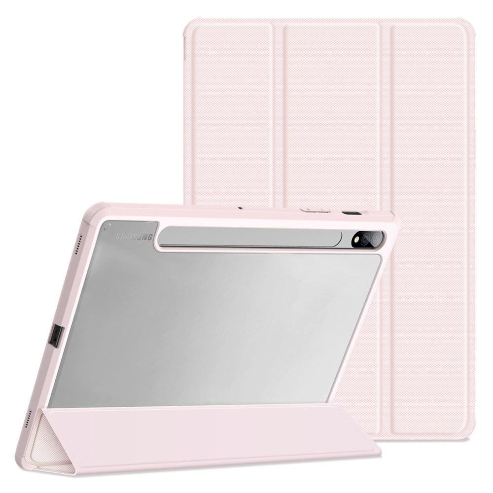DUX DUCIS DUX DUCIS Samsung Galaxy Tab S7 / Tab S8 Fodral TOBY Pennhållare Rosa