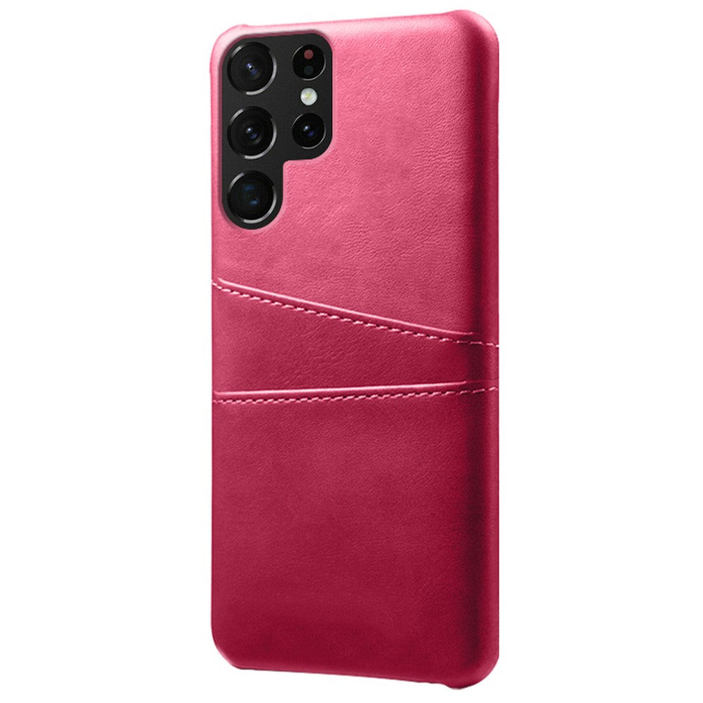  Samsung Galaxy S22 Ultra Skal Kortfack Rosa