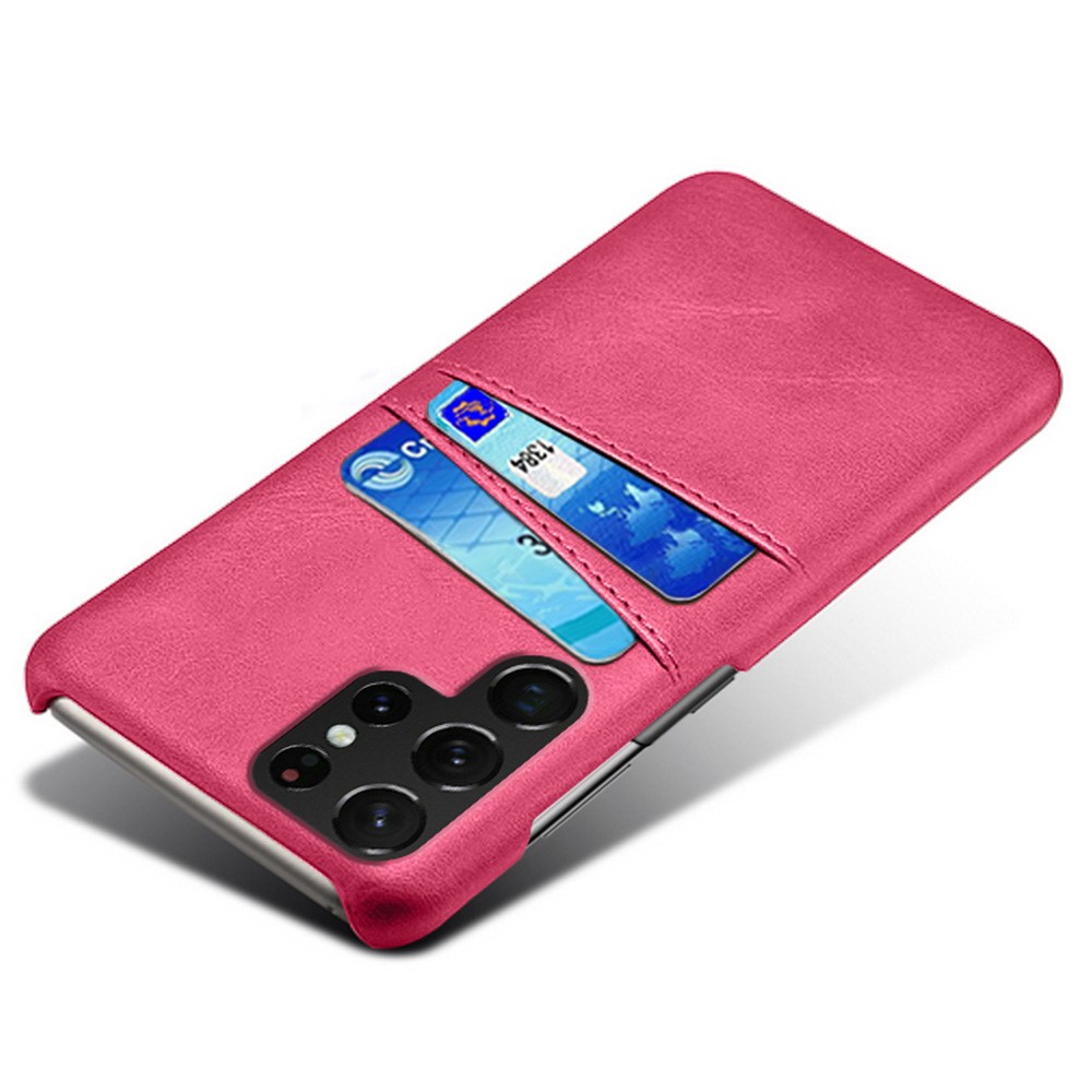  Samsung Galaxy S22 Ultra Skal Kortfack Rosa