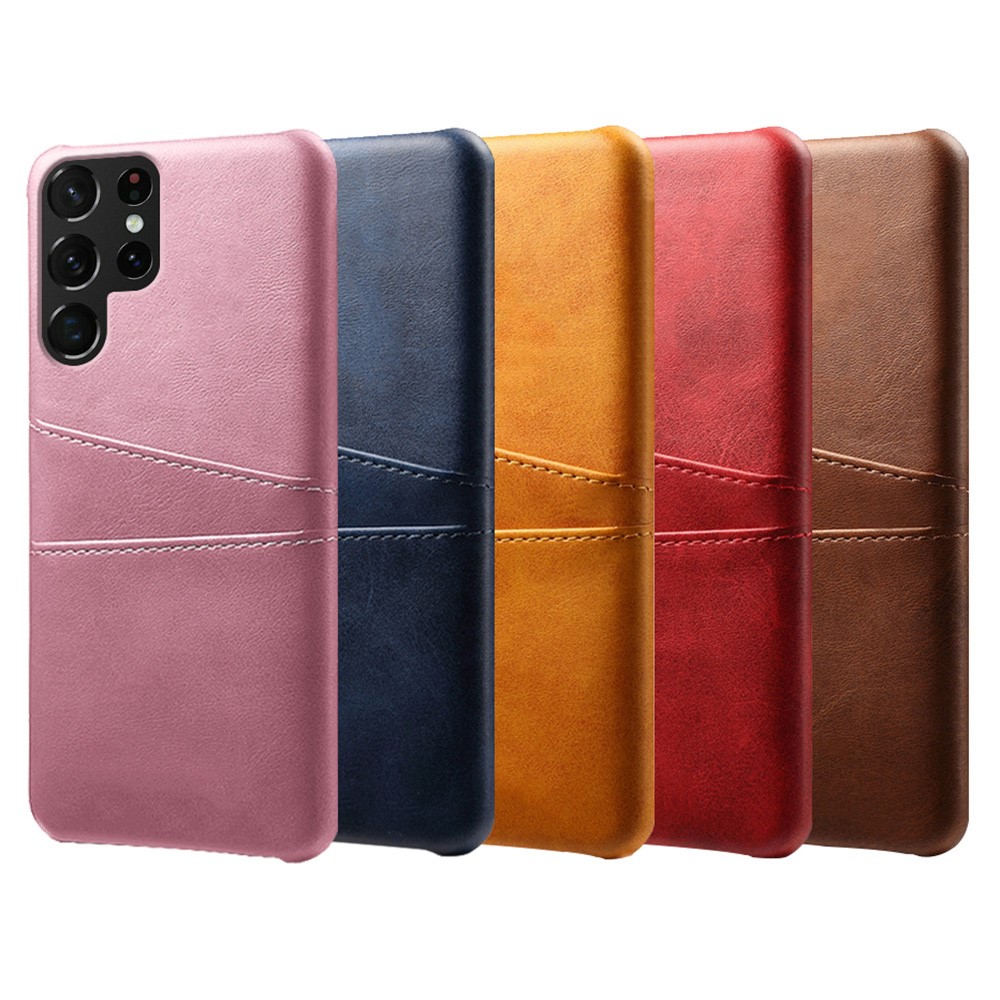  Samsung Galaxy S22 Ultra Skal Kortfack Rosa
