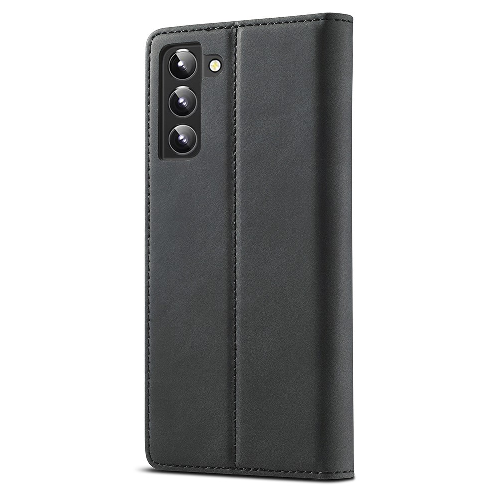 LC.IMEEKE LC.IMEEKE Samsung Galaxy S22 Plus Fodral Flip Läder Svart
