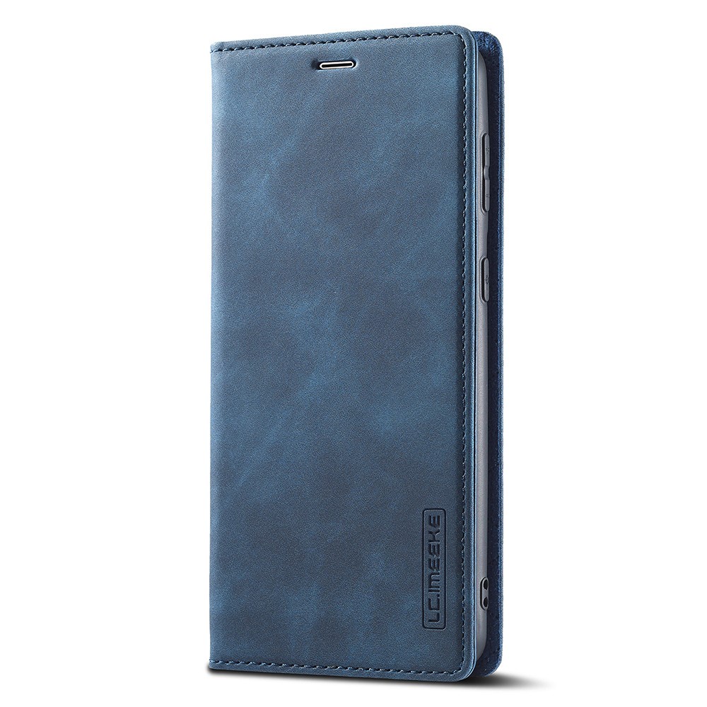 LC.IMEEKE LC.IMEEKE Samsung Galaxy S22 Plus Fodral Flip Läder Blå