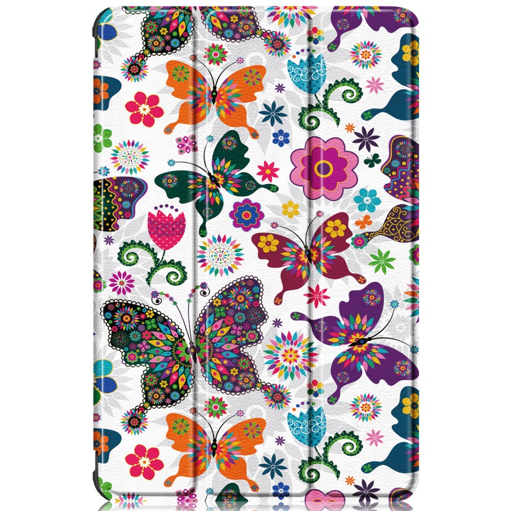  Samsung Galaxy Tab A8 10.5 (2021) Fodral Tri-Fold Fjärilar