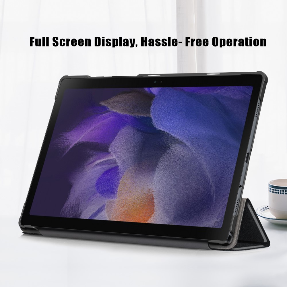  Samsung Galaxy Tab A8 10.5 (2021) Fodral Premium Tri-Fold Svart