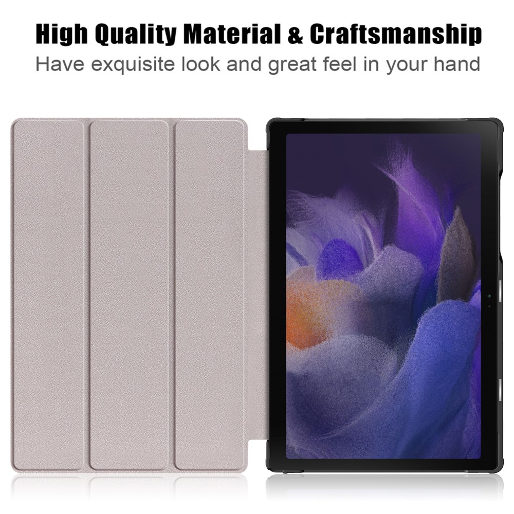  Samsung Galaxy Tab A8 10.5 (2021) Fodral Premium Tri-Fold Svart