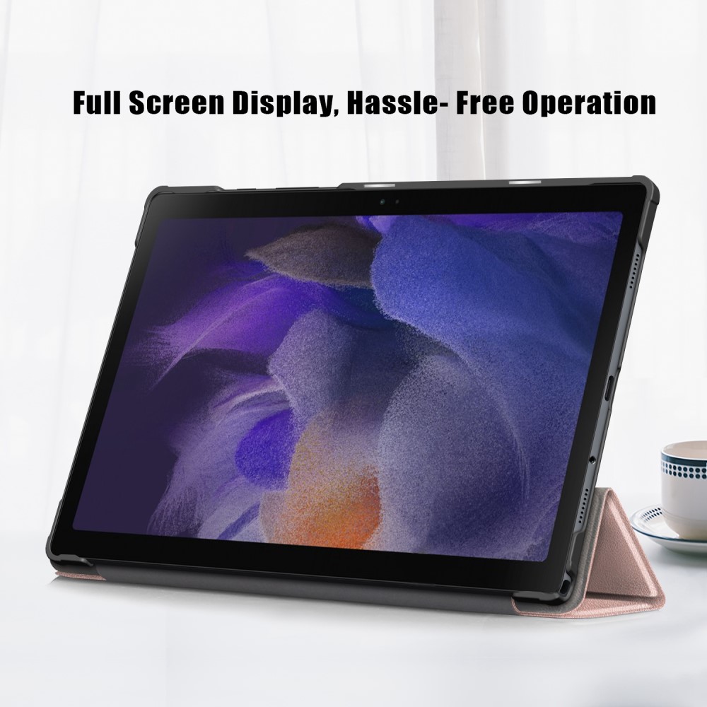  Samsung Galaxy Tab A8 10.5 (2021) Fodral Premium Tri-Fold Roséguld