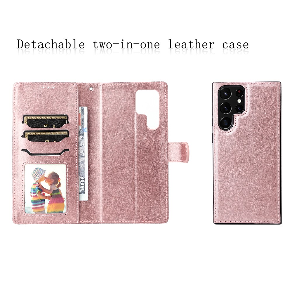  Samsung Galaxy S22 Ultra Fodral 2in1 Magnet Roséguld