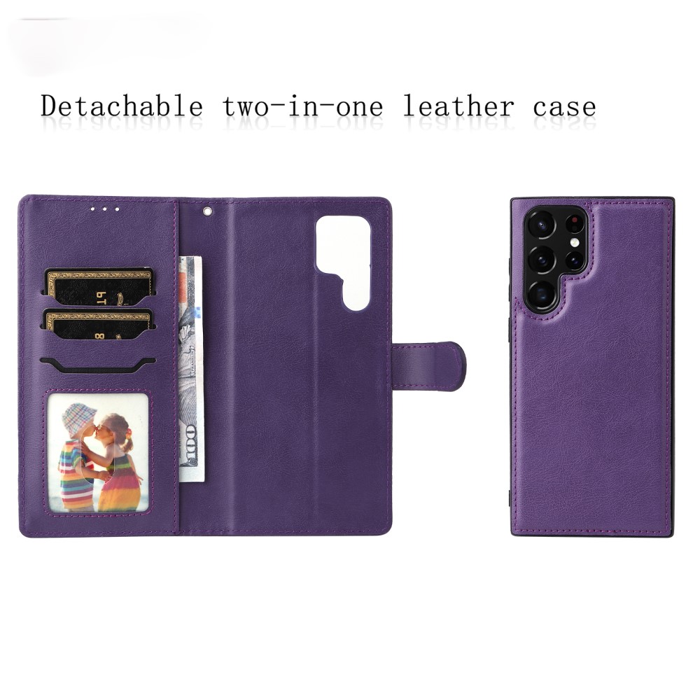  Samsung Galaxy S22 Ultra Fodral 2in1 Magnet Lila
