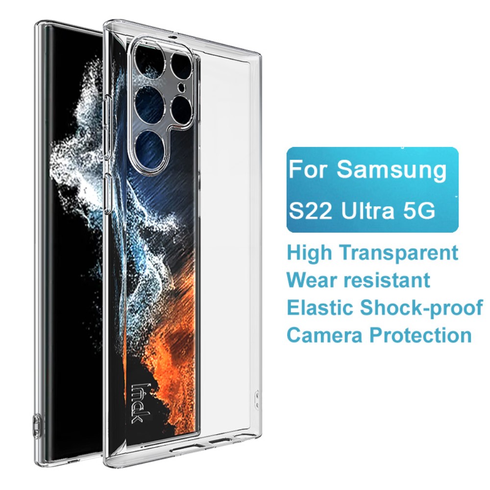 IMAK IMAK Samsung Galaxy S22 Ultra Skal TPU Transparent