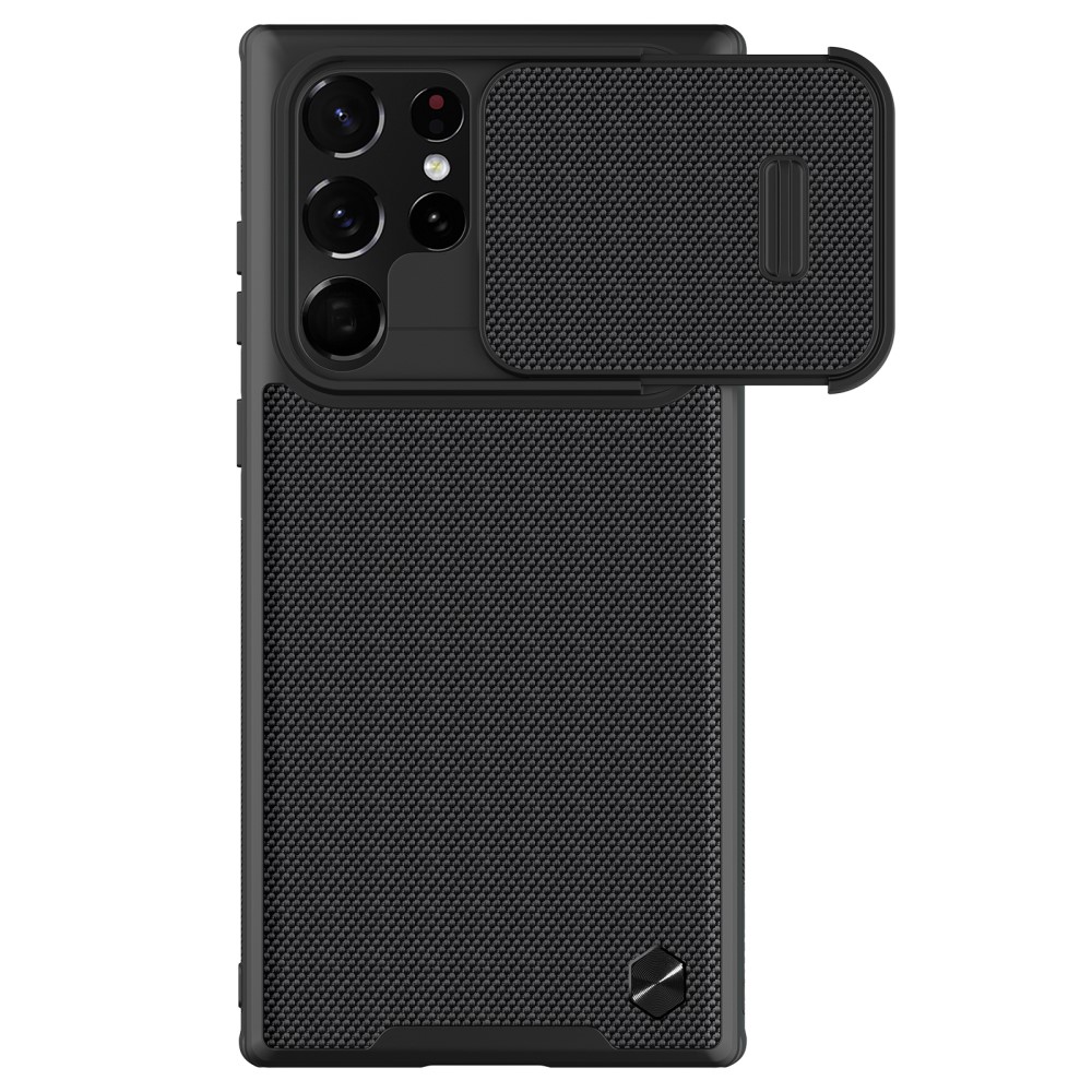 NILLKIN NILLKIN Samsung Galaxy S22 Ultra Skal CamShield Nylon Hybrid Svart