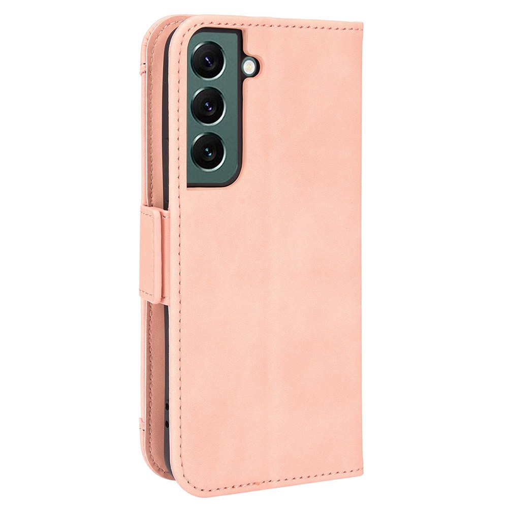  Samsung Galaxy S22 Plus Fodral Avtagbart Kortfodral Ljus Rosa