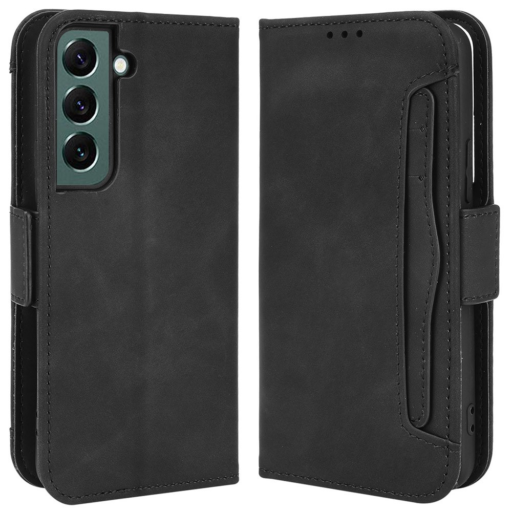  Samsung Galaxy S22 Plus Fodral Avtagbart Kortfodral Svart