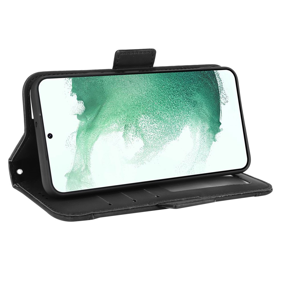  Samsung Galaxy S22 Plus Fodral Avtagbart Kortfodral Svart