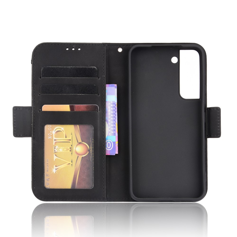  Samsung Galaxy S22 Plus Fodral Avtagbart Kortfodral Svart
