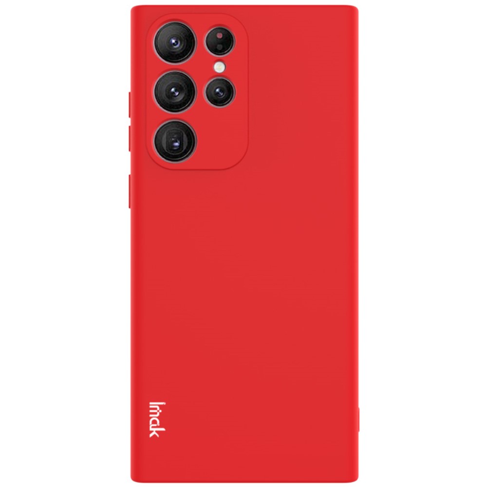 IMAK IMAK Samsung Galaxy S22 Ultra Skal Skin Touch TPU Röd