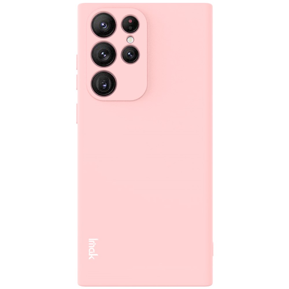 IMAK IMAK Samsung Galaxy S22 Ultra Skal Skin Touch TPU Ljus Rosa