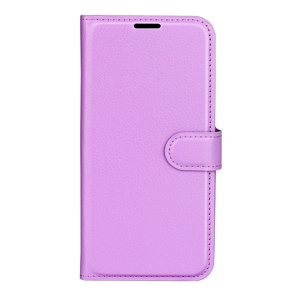  Samsung Galaxy A03 Fodral Litchi Läder Lila
