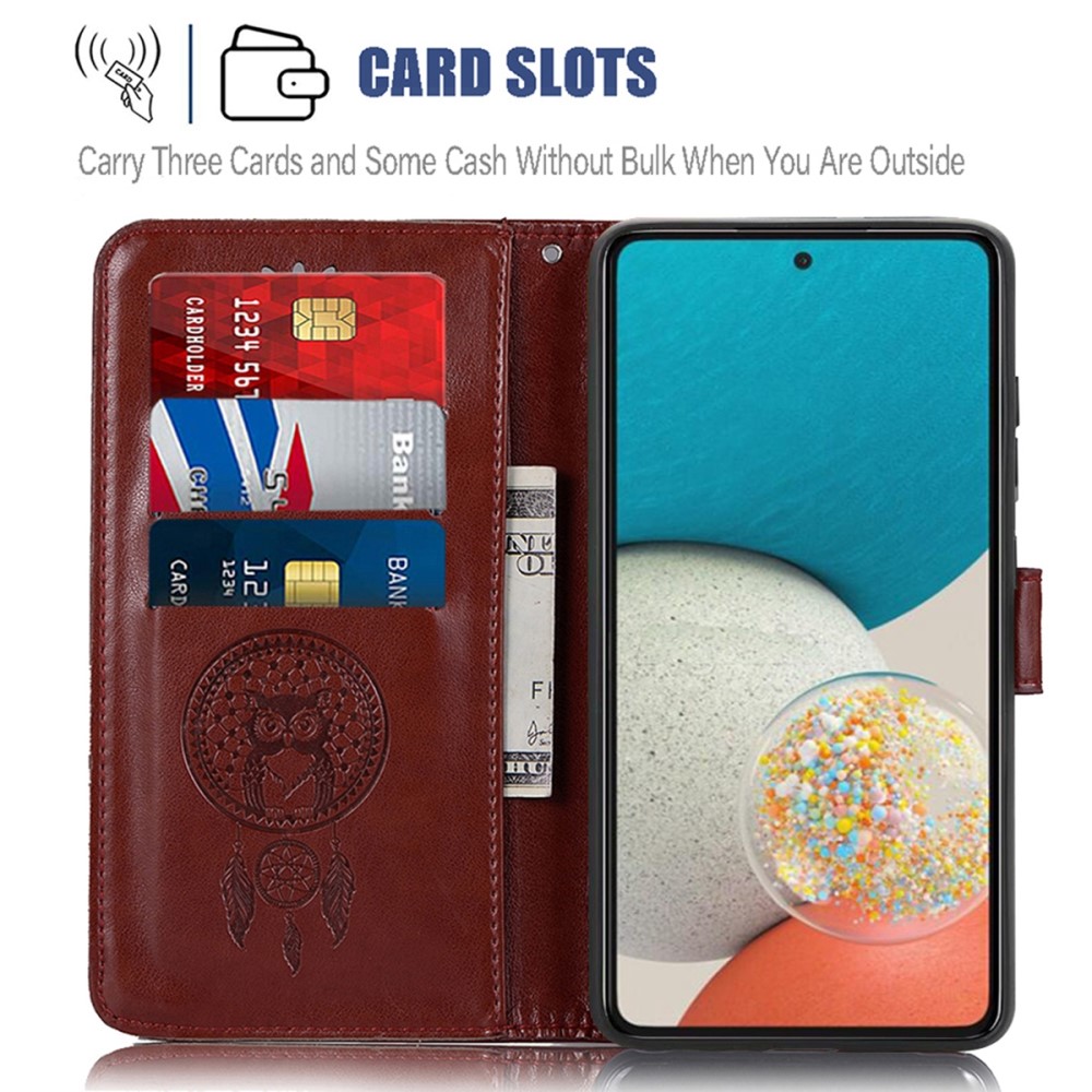  Samsung Galaxy A53 5G Fodral Dream Catcher Brun
