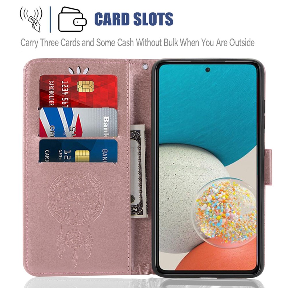  Samsung Galaxy A53 5G Fodral Dream Catcher Roséguld
