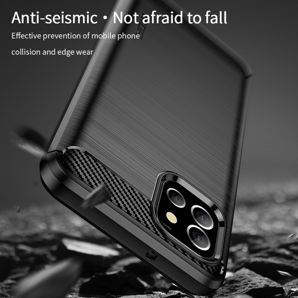 MOFI MOFI Samsung Galaxy A03 Skal Borstad Stål Textur Grå