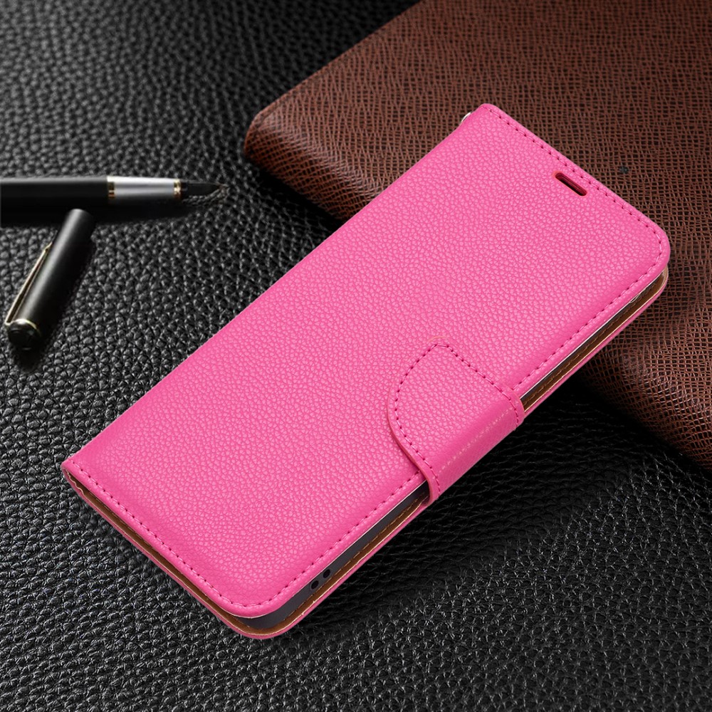  Samsung Galaxy A53 5G Fodral Litchi Shark Läder Rosa