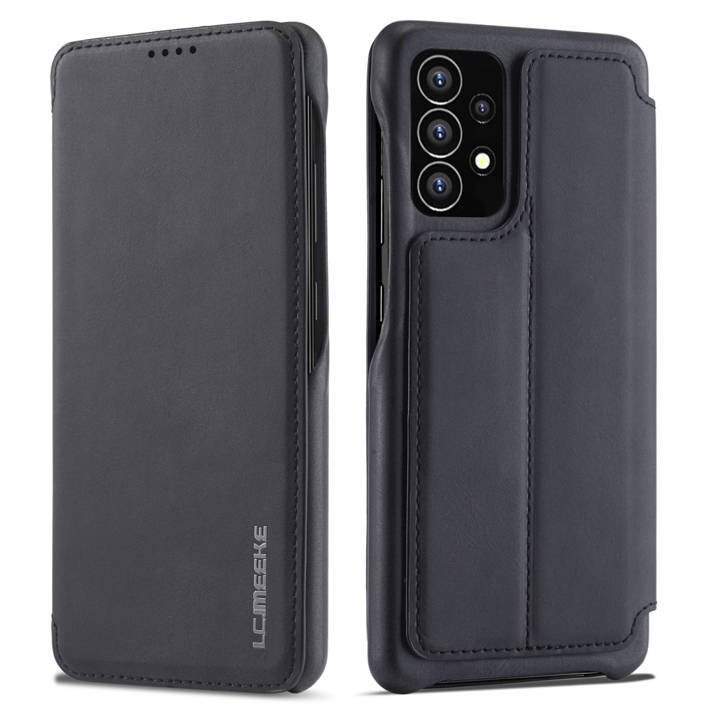 LC.IMEEKE LC.IMEEKE Samsung Galaxy A53 5G Fodral Retro Flip Svart