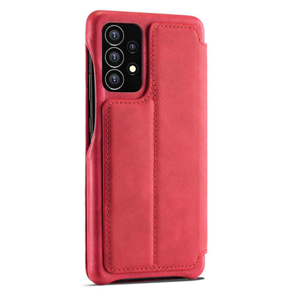 LC.IMEEKE LC.IMEEKE Samsung Galaxy A53 5G Fodral Retro Flip Röd