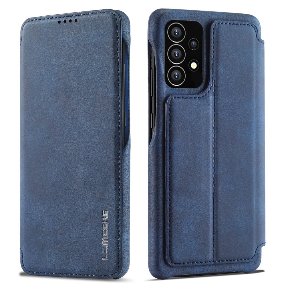 LC.IMEEKE LC.IMEEKE Samsung Galaxy A53 5G Fodral Retro Flip Blå