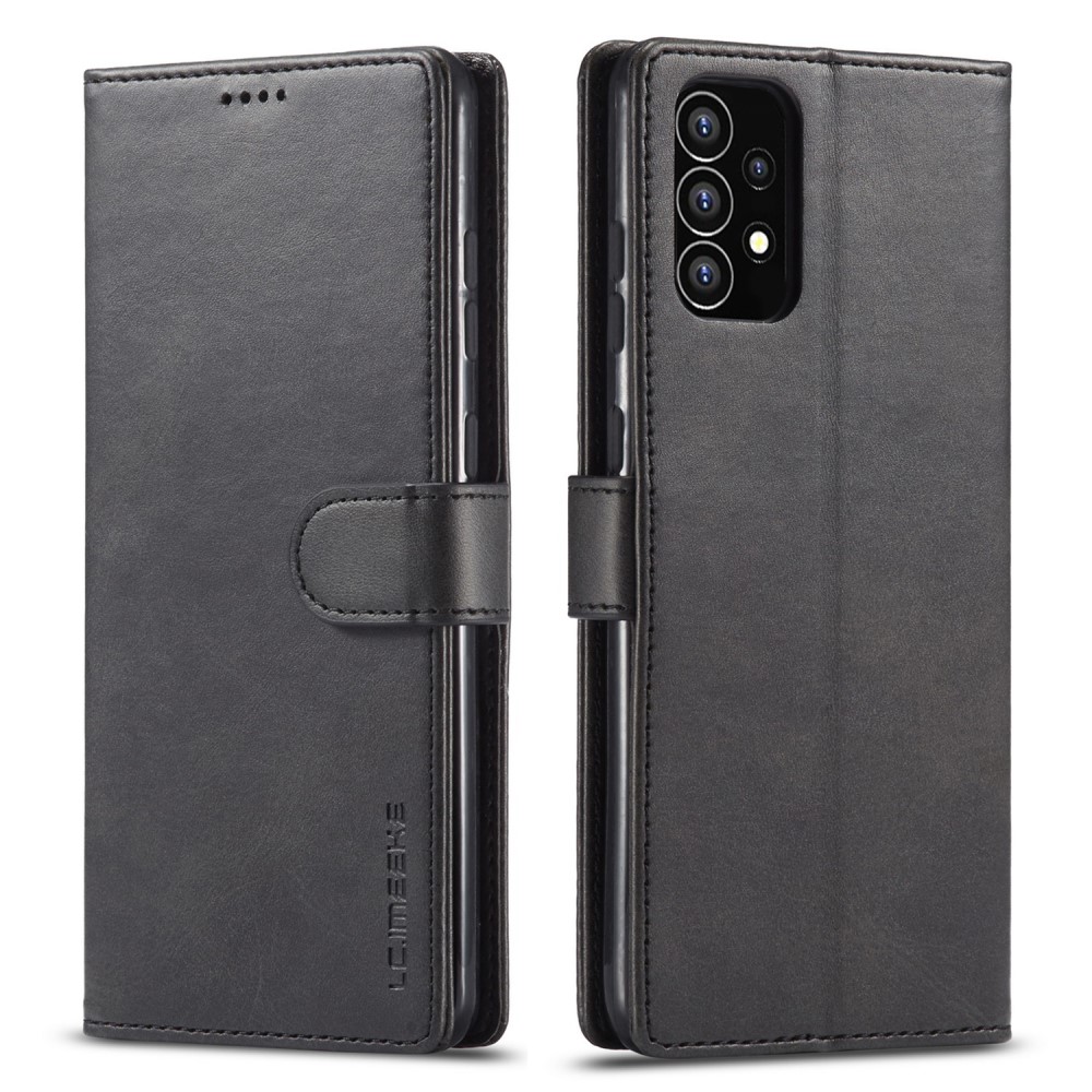 LC.IMEEKE LC.IMEEKE Samsung Galaxy A53 5G Fodral Läder Svart