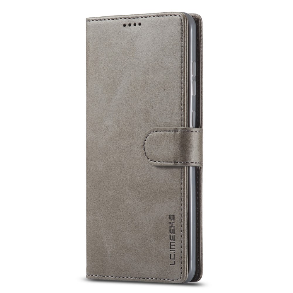 LC.IMEEKE LC.IMEEKE Samsung Galaxy A53 5G Fodral Läder Grå