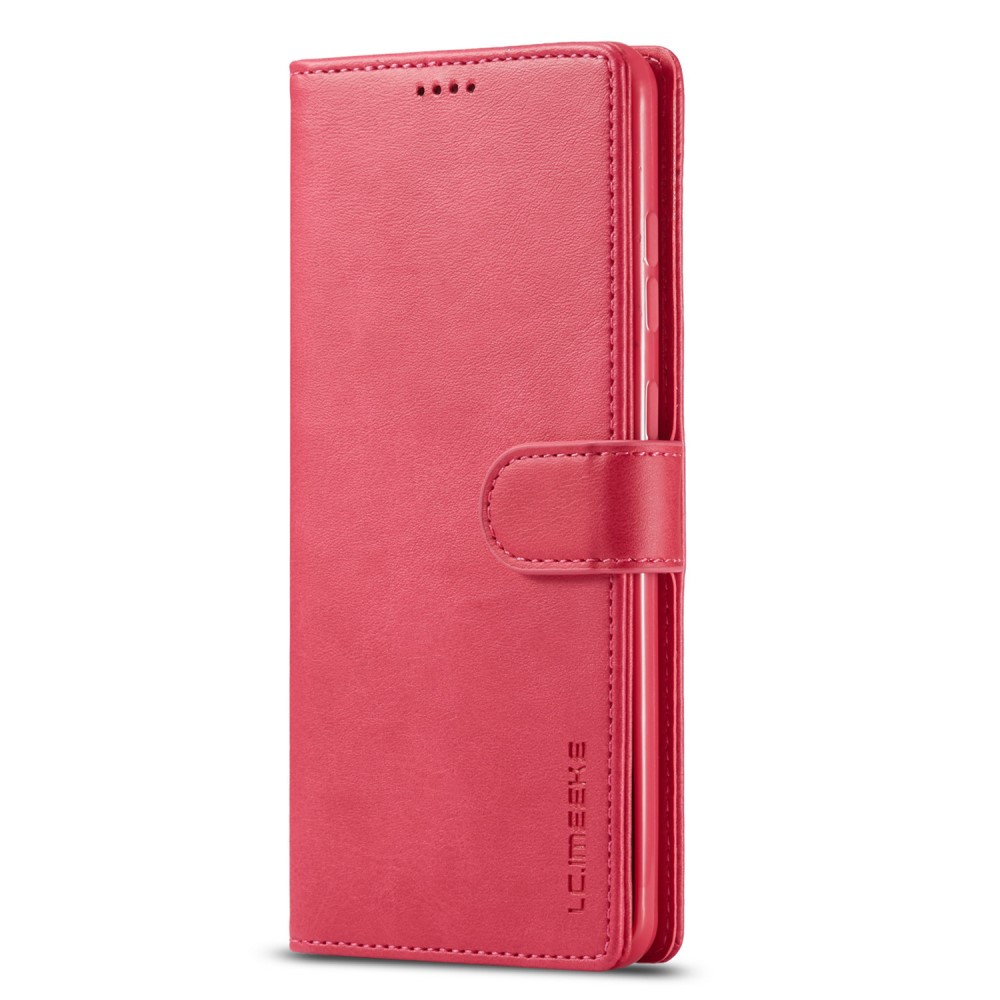 LC.IMEEKE LC.IMEEKE Samsung Galaxy A53 5G Fodral Läder Röd/Rosa