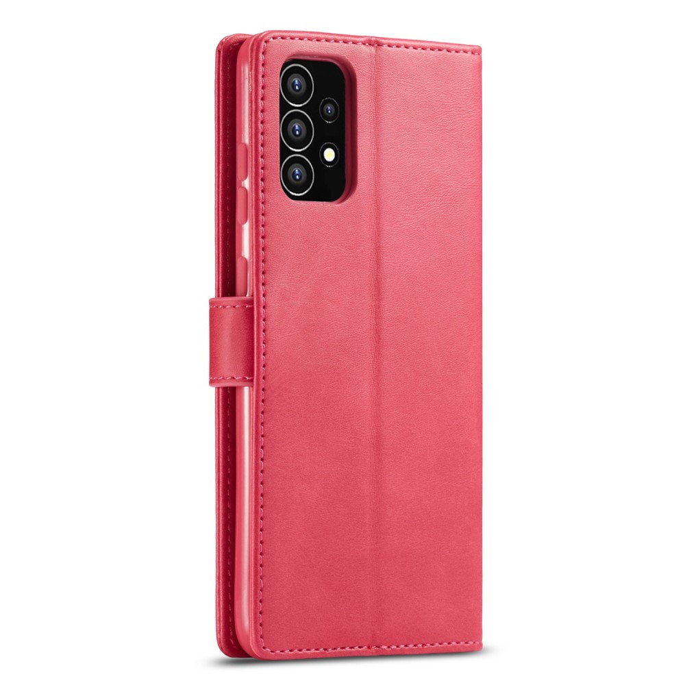 LC.IMEEKE LC.IMEEKE Samsung Galaxy A53 5G Fodral Läder Röd/Rosa