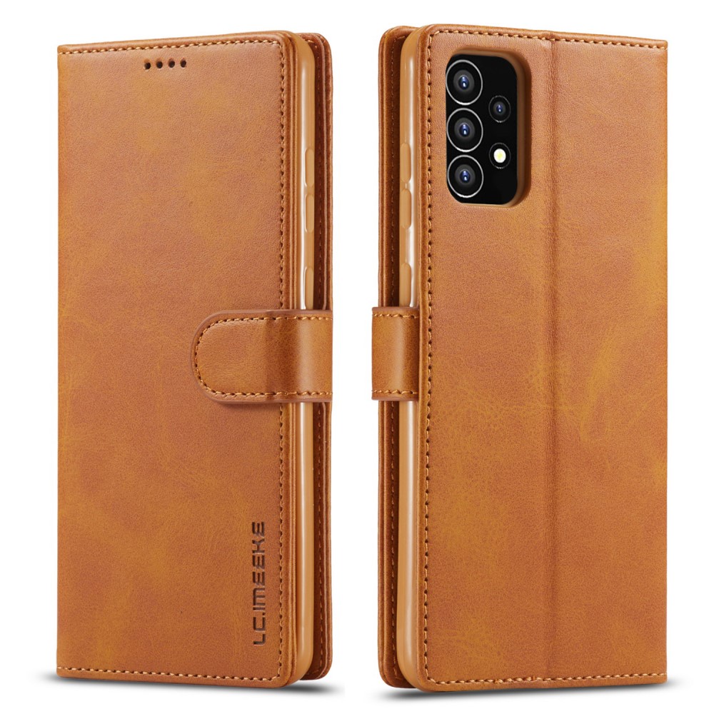 LC.IMEEKE LC.IMEEKE Samsung Galaxy A53 5G Fodral Läder Brun